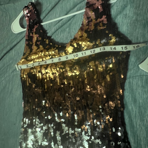 Sequins MONACO dress size 4/6 S - Picture 6 of 10